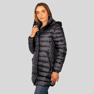 Foto 4 | Foto 4 | Chamarra Capitonada Para Mujer Con Capucha Greenlander Negro