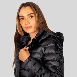 Foto 5 | Foto 5 | Chamarra Capitonada Para Mujer Con Capucha Greenlander Negro