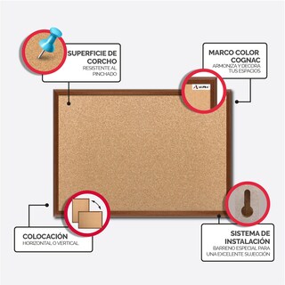 Foto 3 | Foto 3 | Pizarrón Corcho Alfra Condor 60 X 80