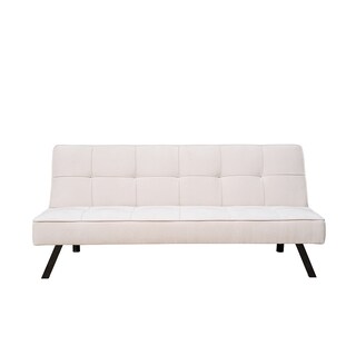Foto 1 | Foto 1 | Sofá Cama Urban Moderno Futón Tapizado En Lino Beige Con Patas Negras Ilios Innova Diseño Minimalista De 3 Posiciones