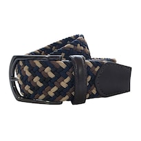 Cinturón Ferrioni Textil Elástico Trenzado Multicolor Hombre