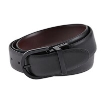 Cinturón Hickok Reversible Piel Genuina Nero Café 34mm