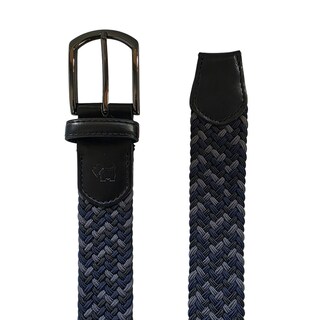 Foto 2 | Foto 2 | Cinturón Ferrioni Textil Elástico Trenzado Azul Gris Hombre
