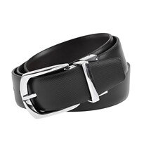 Cinturón Hickok Reversible Piel Genuina Nero Espresso 34mm