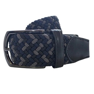 Foto 1 | Foto 1 | Cinturón Ferrioni Textil Elástico Trenzado Azul Gris Hombre