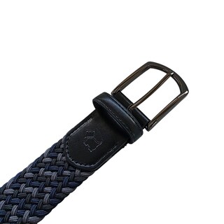 Foto 4 | Foto 4 | Cinturón Ferrioni Textil Elástico Trenzado Azul Gris Hombre