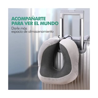 Foto 5 | Foto 5 | Cómodo Almohada De Viaje Lab.g Espuma De Memoria Cojín Para Cuello Gris