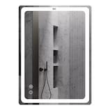 Espejo Con Luz Led Touch Para Baño Tricolor Antivaho 70*50cm Esi-22604