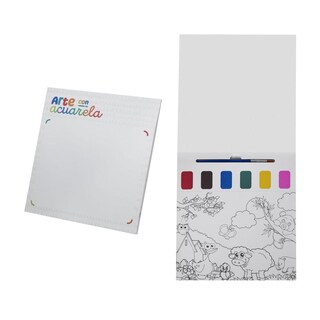 Foto 8 | Foto 8 | Libreta Promocional Con Acuarelas Y Pincel Incluido