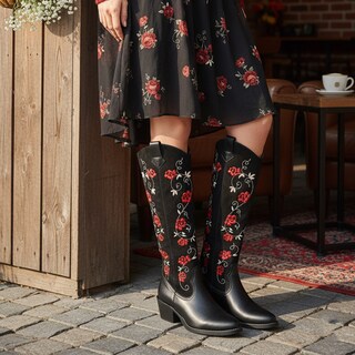 Foto 3 | Foto 3 | Botas Vaqueras Dominiq para Mujer