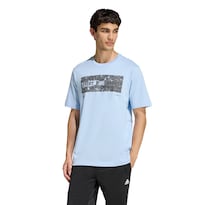 Playera Stadium Con Gráfico Para Fanáticos Adidas Azul Hombre