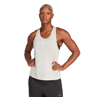 Foto 1 | Foto 1 | Playera Sin Mangas Train Essentials Minimal Branding Racerback Adidas Beige Mujer