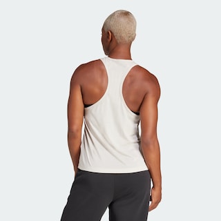 Foto 3 | Foto 3 | Playera Sin Mangas Train Essentials Minimal Branding Racerback Adidas Beige Mujer