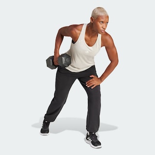 Foto 6 | Foto 6 | Playera Sin Mangas Train Essentials Minimal Branding Racerback Adidas Beige Mujer