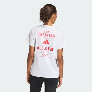 Foto 3 | Foto 3 | Playera De Entrenamiento Category Climacool Estampada Adidas Blanco Mujer