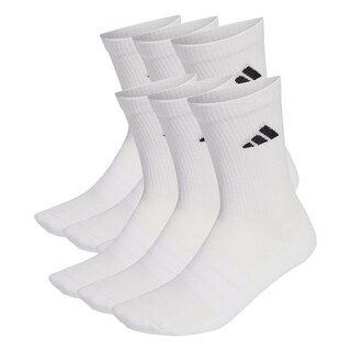 Foto 1 | Foto 1 | Calcetines A Media Pantorrilla Acolchados Paquete De 6 Pares Adidas Blanco Unisex