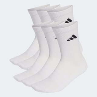 Foto 3 | Foto 3 | Calcetines A Media Pantorrilla Acolchados Paquete De 6 Pares Adidas Blanco Unisex