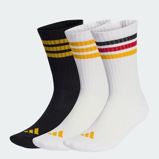 Foto 2 | Foto 2 | Calcetines Sportswear 3 Franjas Acolchados A Media Pantorrilla Paquete De 3 Pares Adidas Blanco Unisex