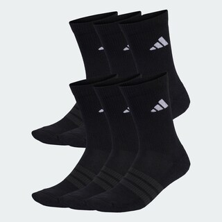 Foto 2 | Foto 2 | Calcetines A Media Pantorrilla Acolchados Paquete De 6 Pares Adidas Negro Unisex