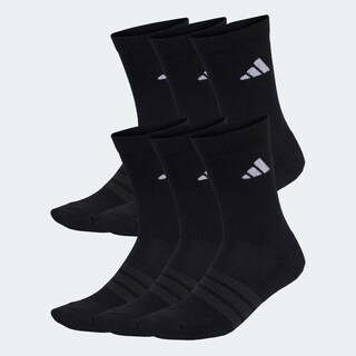 Foto 3 | Foto 3 | Calcetines A Media Pantorrilla Acolchados Paquete De 6 Pares Adidas Negro Unisex