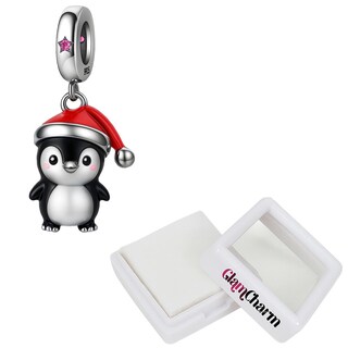 Foto 3 | Foto 3 | Dije Navideño Pingüino Esmaltado Ventdepot Mxxpx-002 2 Piezas Plata S925 Chapa Multicolor