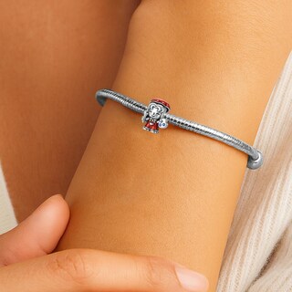 Foto 6 | Foto 6 | Charm Artista Navidad Pulido Lujo Ventdepot Mxcxt-004 4 Piezas Plata S925 Chapa Multicolor