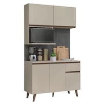 Cocina Integral Completa Modular Madesa Nice 120cm Crema 12