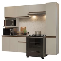 Cocina Integral Completa Modular Madesa Nice 240cm Crema 13