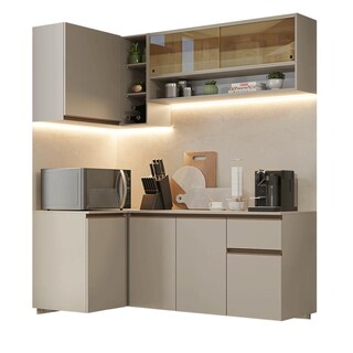 Foto 1 | Foto 1 | Cocina Integral Completa Modular Madesa Nice 265cm Crema 07