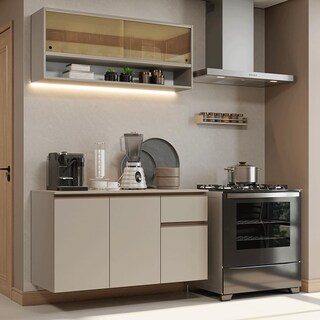 Foto 2 | Foto 2 | Cocina Integral Completa Modular Madesa Nice 120cm Crema 07