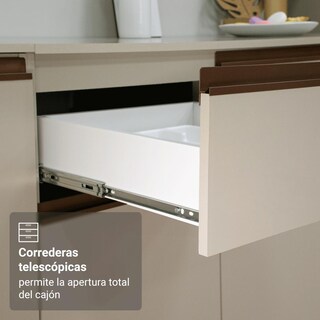 Foto 7 | Foto 7 | Cocina Integral Completa Modular Madesa Nice 120cm Crema 08
