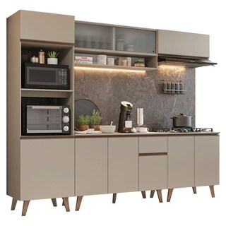 Foto 1 | Foto 1 | Cocina Integral Completa Modular Madesa Nice 260cm Crema 02