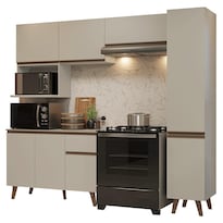 Cocina Integral Completa Modular Madesa Nice 240cm Crema 12