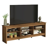 Mueble Mesa Para Tv Rack Madesa 6 Espacios Hasta 80 Marron