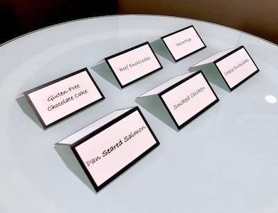 Foto 5 | Foto 5 | 50 Tarjetas De Lugar Tipo Tienda Para Buffet De Boda - Paquete De 50 Unidades - Venta Internacional.