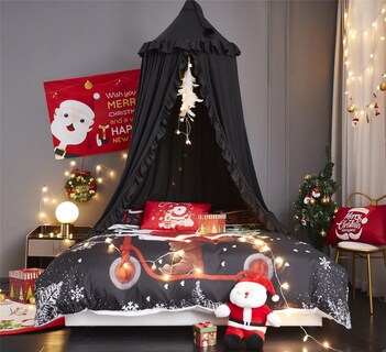 Foto 2 | Foto 2 | Dosel Para Cama Vethin Princesa Redondo En Forma De Cúpula Con Mosquitero Soñador - Venta Internacional.