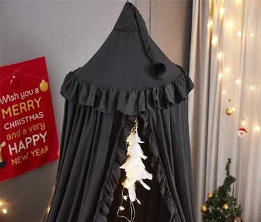 Foto 5 | Foto 5 | Dosel Para Cama Vethin Princesa Redondo En Forma De Cúpula Con Mosquitero Soñador - Venta Internacional.