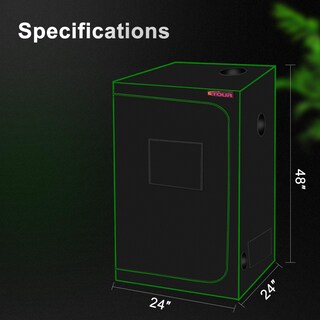 Foto 6 | Foto 6 | Carpa De Cultivo Atour 60x60x120 Cm Reflectante 600d Mylar Hidropónica - Venta Internacional.