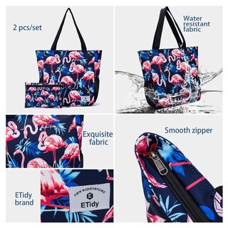 Foto 4 | Foto 4 | Bolsa Tote Etidy Capacidad Grande Plegable Resistente Al Agua Para Mujer - Venta Internacional.