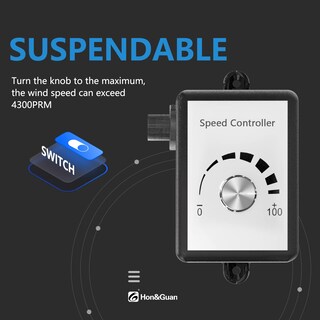 Foto 6 | Foto 6 | Ventilador En Línea Hon&guan De 6 Pulgadas 469 Cfm Con Controlador De Velocidad - Venta Internacional.