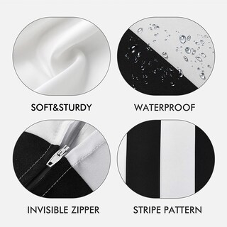 Foto 3 | Foto 3 | Fundas De Cojín Western Home Wh Impermeables 45x45 Cm Paquete De 2 - Venta Internacional.