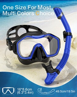 Foto 6 | Foto 6 | Set De Esnórquel Para Adultos Kwambiri Dry-top De Snorkeling Gear - Venta Internacional.