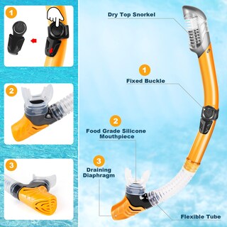 Foto 5 | Foto 5 | Set De Esnórquel Zeeporte Con Máscara Y Aleta De Esnórquel Con Equipo Para Adultos Y Bolsas - Venta Internacional.