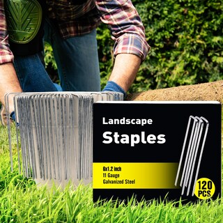 Foto 3 | Foto 3 | Grapas Para Paisajismo Hongway 120 Unidades 15 Cm Calibre 11 Galvanizadas - Venta Internacional.