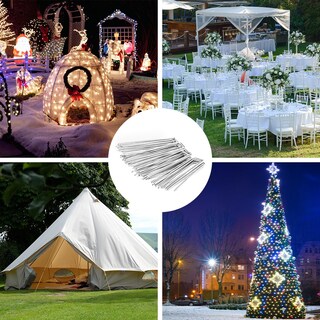 Foto 5 | Foto 5 | Grapas Para Paisajismo Hongway 120 Unidades 15 Cm Calibre 11 Galvanizadas - Venta Internacional.