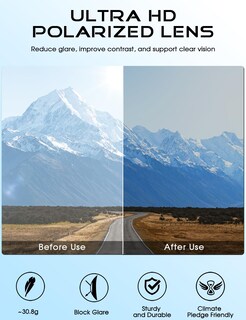 Foto 5 | Foto 5 | Gafas De Sol Polarizadas Attcl Al-mg De Metal Rectangulares Para Hombre - Venta Internacional.