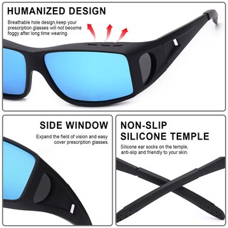 Foto 3 | Foto 3 | Gafas De Sol Ignaef Polarizadas Uv400 Unisex Para Usar Sobre Lentes - Venta Internacional.