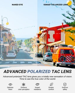 Foto 5 | Foto 5 | Gafas De Sol Ignaef Polarizadas Uv400 Unisex Para Usar Sobre Lentes - Venta Internacional.