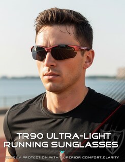 Foto 3 | Foto 3 | Gafas De Sol Polarizadas Attcl 7027 Con Montura Tr90 Uv400 Roja Y Gris - Venta Internacional.