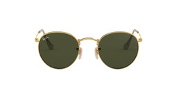 Gafas De Sol Ray-ban Rb3447 Redondas De Metal Dorado/g-15 Verde De 47 Mm - Venta Internacional.